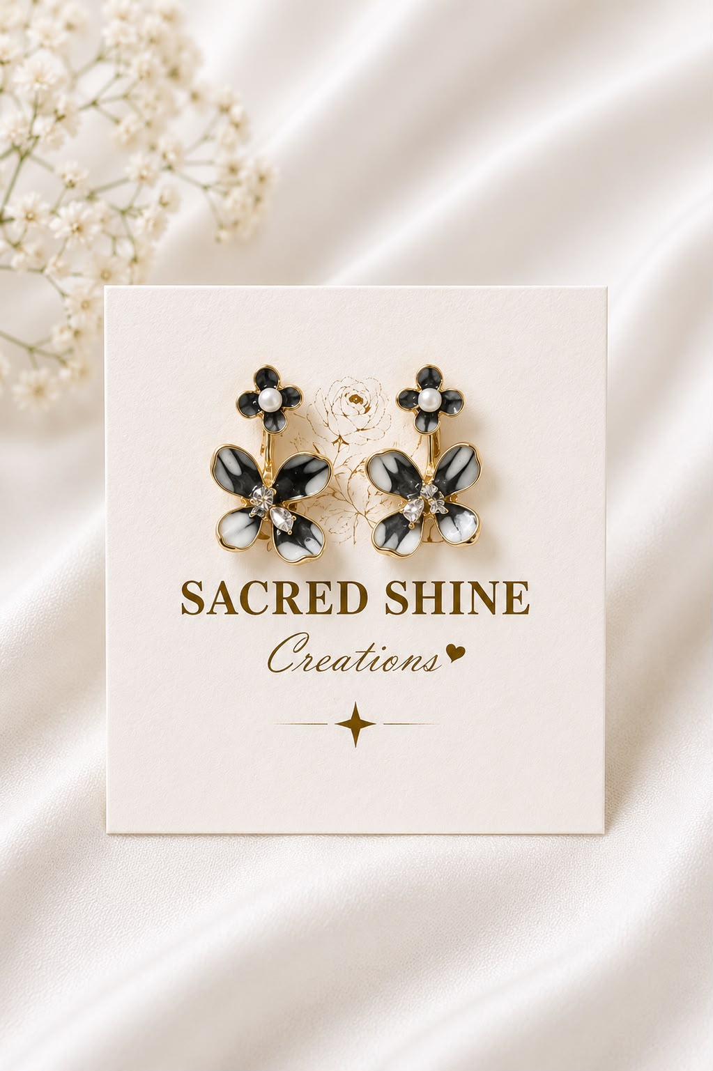 Black Korean Studs