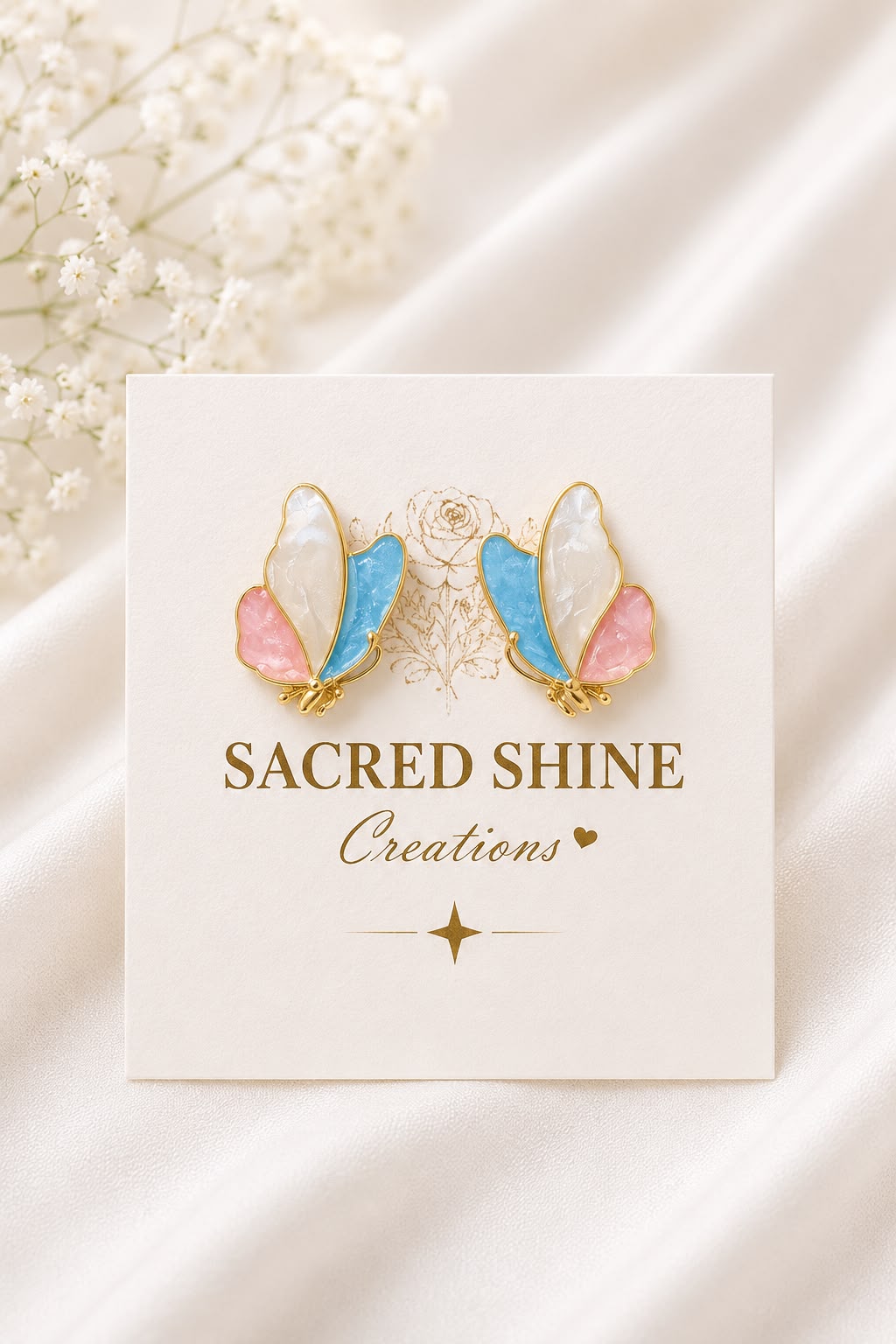 Butterfly Korean Studs