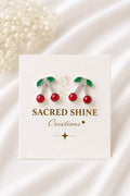 Cherry Korean Studs