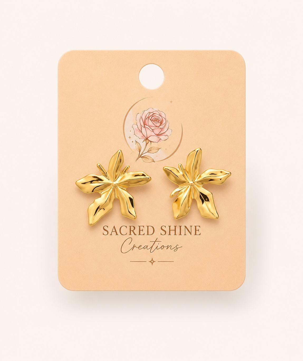 Five Pattle Gold Platted Antitarnish