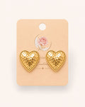 Heart Gold Platted Antitarnish