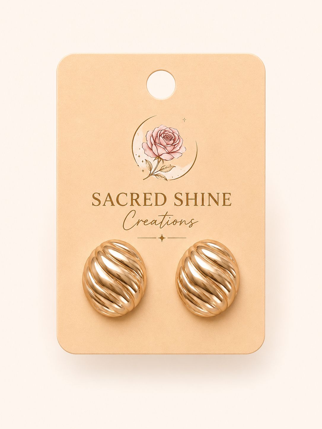 Tassel Bow Gold Plated Anti-Tarnish Earrings