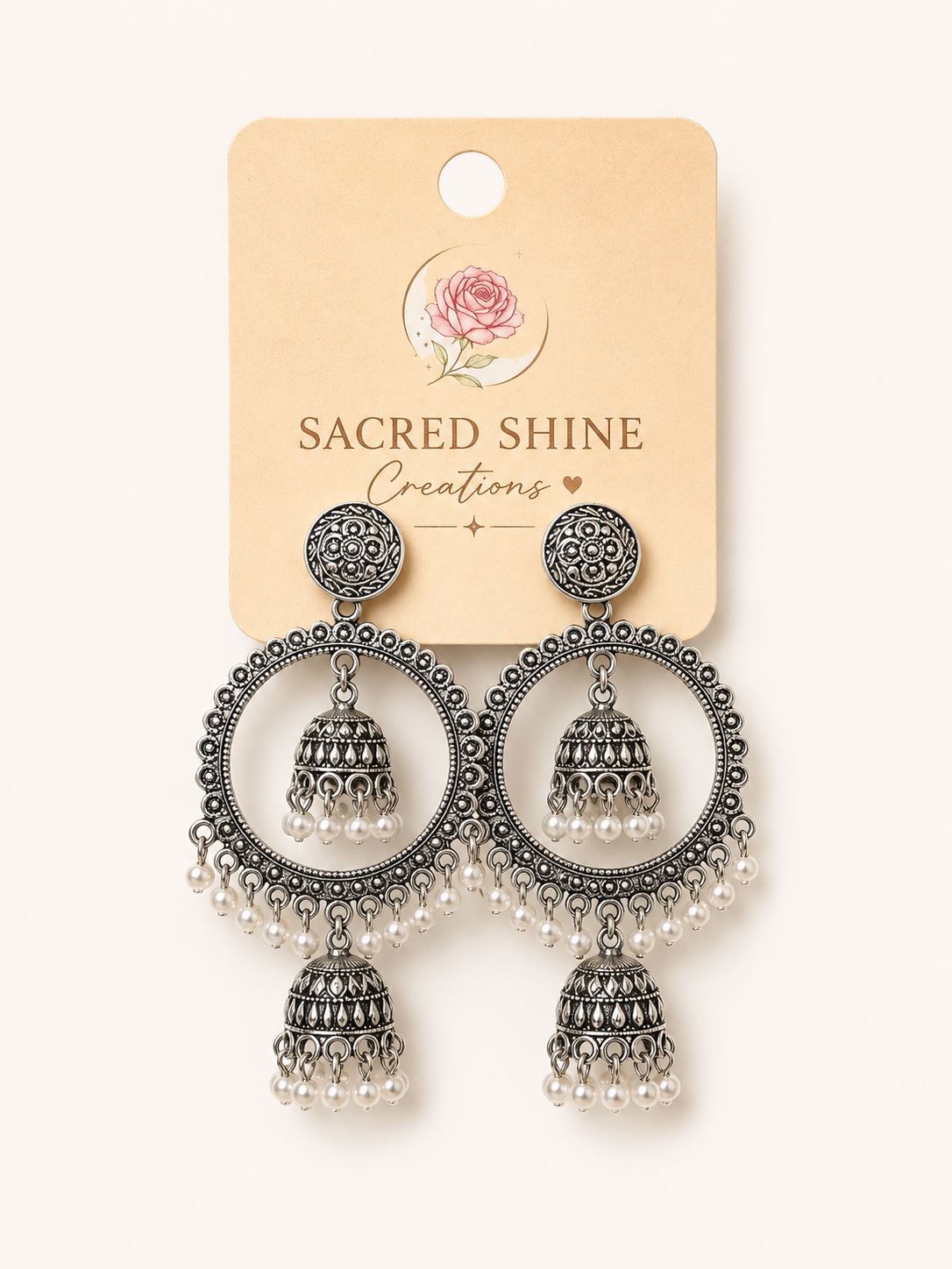 Zumkis Hanging Oxodised Earring